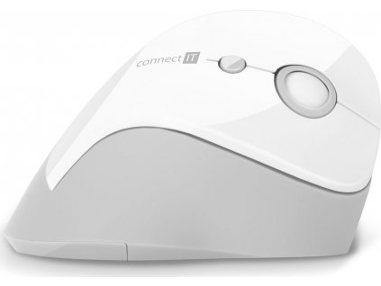 Connect IT For Health ergonomická vertikální myš, bílá