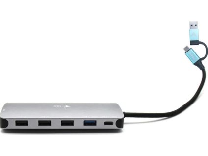 i tec usb 3 0 usb c tb3 3x display metal nano dock with lan pd 100w ien445875