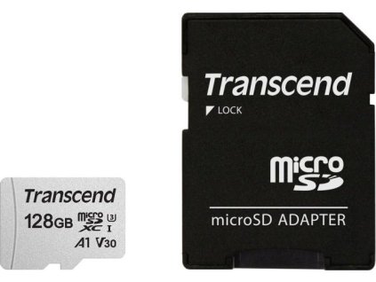 Transcend microSDXC 300S 128GB + adaptér