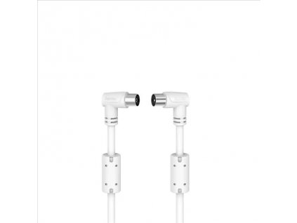 Hama anténní kabel 90 dB 5m, kolmé konektory