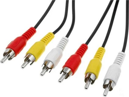 premiumcord kabel 3x cinch 3x cinch m m 2m ien75295