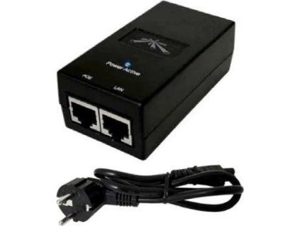 ubiquiti poe 24 24v 1a 24w napajeci zdroj s integrovanym poe injektorem ien130298