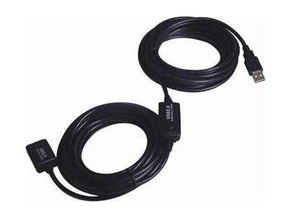 USB 2.0 repeater a prodlužovací kabel A/M-A/F 15m