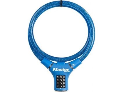 Master Lock Ocelové kombinační lanko na kolo 8229EURDPROBLU - 0,9m modré