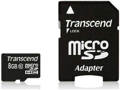 Transcend microSDHC 8GB Class10 (TS8GUSDHC10)