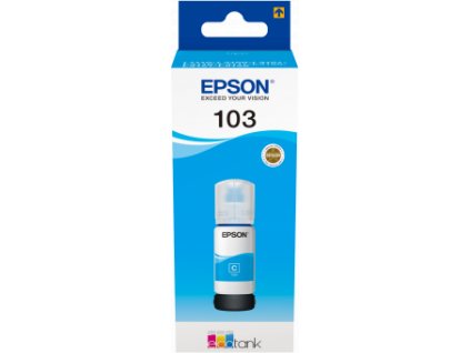 Epson EcoTank 103 Cyan, azurová