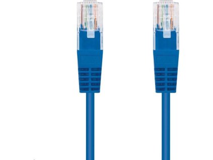 C-TECH kabel patchcord Cat5e, UTP, modrá, 5m