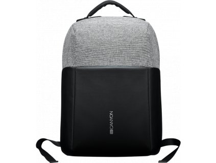 CANYON BP-9 batoh proti krádeži, pro 15.6" – 17" notebook, integrovaný USB konektor, černo-šedá