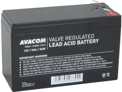 avacom baterie 12v 9ah f2 highrate pbav 12v009 f2ah ien476303