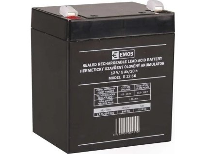 bezudrzbovy oloveny akumulator 12v 5ah faston 6 3mm ien247008