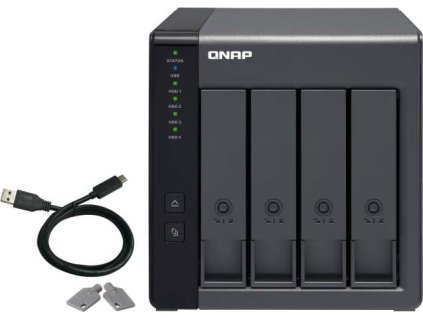 QNAP TR-004 rozšiřovací jednotka pro PC či QNAP NAS (4x SATA / 1x 1x USB-C)