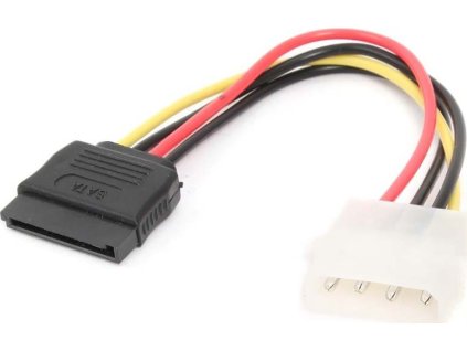 Gembird redukce napájení molex - SATA, 15cm