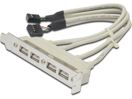 USB vývod z MB na záslepku (4x typ A) spec. zapojení