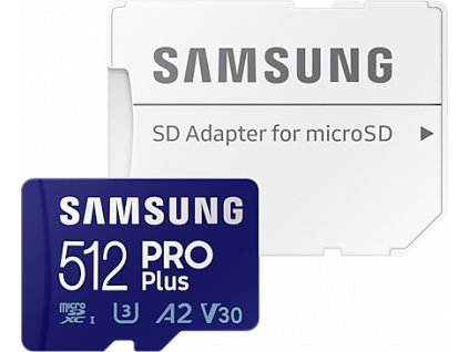 Samsung microSDXC 512GB PRO Plus + SD adaptér