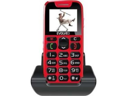 EVOLVEO EasyPhone červený