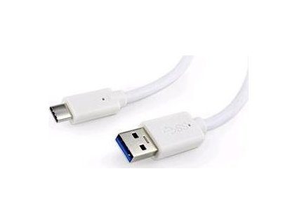 USB 3.0 AM na USB-C 1,8m bílý