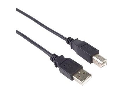 Kabel USB 2.0, A-B, 1m barva černá