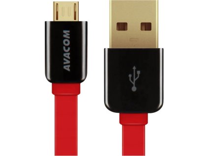 avacom mic 40r kabel usb micro usb 40cm cervena ien372317