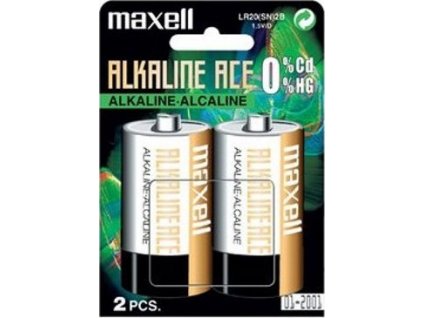 MAXELL Alkalická baterie D (LR20), blistr 2 ks