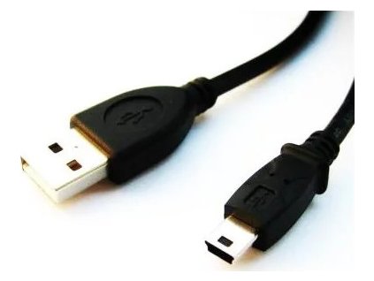 kabel cablexpert usb a mini 5pm 2 0 1 8m hq black zlacene kontakty ien318559