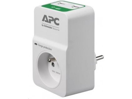 APC Essential SurgeArrest 1 česká zásuvka, 2portová USB nabíječka