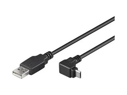 premiumcord kabel micro usb 2 0 a b konektor do uhlu 90 1 8m ien228036