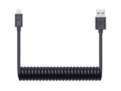 Connect IT Wirez CI-682 Apple Lightning kroucený - USB apple kabel