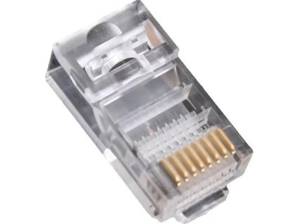 eurolan konektor utp rj45 cat 5e 8p8c pozlaceny ien109160