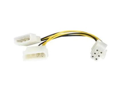 redukce napajeci 5 25 molex 6 pin pro pci e graficke karty ien87560