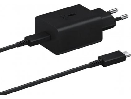 Samsung rychlonabíječka EP-T4510X, USB-C, včetně kabelu, 45W černá