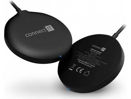 Connect IT MagSafe Wireless Fast Charge bezdrátová nabíječka, 15 W, černá