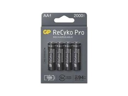 Nabíjecí baterie GP ReCyko Pro Professional AA (HR6) 4Ks