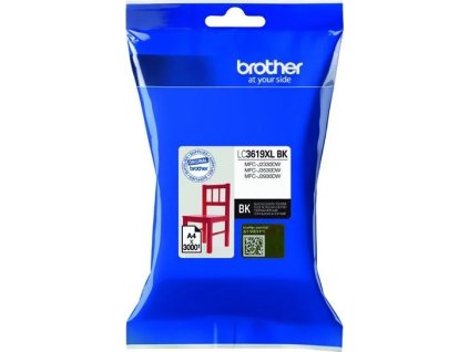 Brother LC-3619XLBK černá - originální