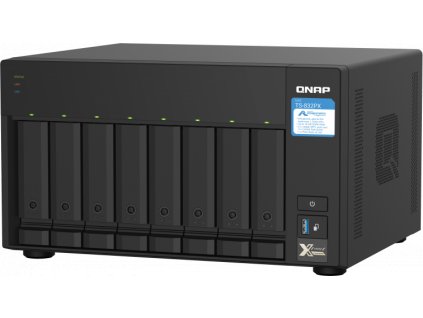 QNAP TS-832PX-4G (1,7GHz, 4GB RAM, 8x SATA, 2x 2,5GbE, 2x 10G SFP+, 1x PCIe slot, 3x USB 3.2)
