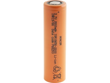 Nabíjecí průmyslová baterie 18650 Avacom 2000mAh 3,7V Li-Ion