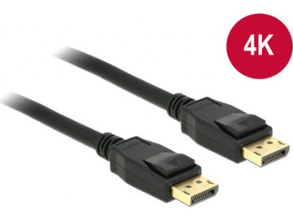 Delock Displayport 1.2 kabel samec > Displayport samec 4K 3m (83807)