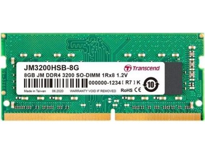 Transcend JetRam 8GB DDR4 SO-DIMM 3200MHz CL22