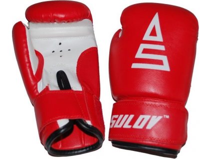 Box rukavice SULOV PVC, 8oz, červené