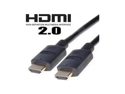 HDMI 2.0 High Speed + Ethernet kabel, zlacené konektory, 15m