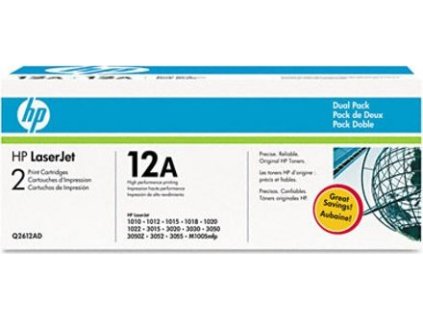 hp 12a dualpack black q2612ad ien132333