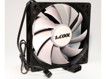 1stCOOL SILENT 12CM FAN Black/White