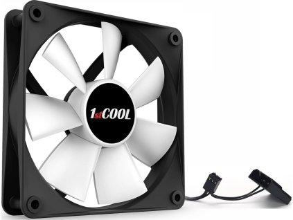 1stcool silent 12cm fan black white ien302666