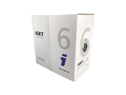 iGET Síťový kabel CAT6 UTP PVC Eca 305m/box (84005020)