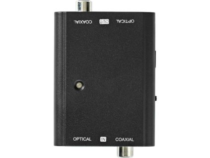 nedis digitalni audio prevodnik 2cestny zasuvka rca zasuvka toslink zasuvka rca zasuvka toslink cerny ien485831