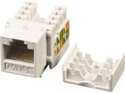 eurolan samozarezavaci keystone utp cat 5e bily horni svorkovnice ien268247