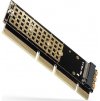 AXAGON PCEM2-1U PCIe NVMe M.2 adaptér