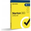 NORTON 360 DELUXE 50GB CZ 1uživatel, pro 5 zařízení, na 12 měsíců, box
