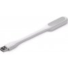 C-TECH UNL-04 USB lampička k notebooku, flexibilní, bílá