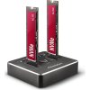 axagon adsa m2c usb c 3 2 gen 2 2x m 2 nvme ssd dokovaci stanice ien392763