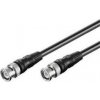 PremiumCord BNC anténní kabel koaxiální satelitní pro audio/video 75 Ohm 0,5m M/M